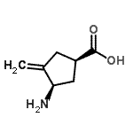 CAS#: 757942-73-7, (1R,3R)-3-Amino-4-methylenecyclopentanecarboxylic acid