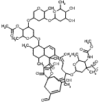 CAS#: 75831-97-9, 4-({5-[(4,5-Dihydroxy-6-methyltetrahydro-2H-pyran-2-yl)oxy]-6-methyltetrahydro-2H-pyran-3-yl}oxy)-6-{[(7Z,11Z)-3-formyl-5,25-dihydroxy-9-({5-[(methoxycarbonyl)amino]-4,6-dimethyl-4-nitrotetrahydro-2H- pyran-2-yl}oxy)-8,12,18,20,22-pentamethyl-23,27-dioxo-26-oxapentacyclo[22.2.1.0<sup>1,6</sup>.0<sup>13,22</sup>.0<sup>16,21</sup>]heptacosa-3,7,11,14,24-pentaen-17-yl]oxy}-2-methyltetrahydro-2H-pyran-3-yl acetate