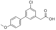 CAS 登录号：75852-52-7， 2-[3-氯-5-(4-甲氧基苯基)苯基]乙酸