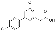 CAS 登录号：75852-53-8， 2-[3-氯-5-(4-氯苯基)苯基]乙酸