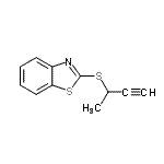CAS#: 75866-99-8, 2-(3-Butyn-2-ylsulfanyl)-1,3-benzothiazole