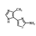CAS#: 758718-69-3, 4-(4-Methyl-1H-imidazol-5-yl)-1,3-thiazol-2-amine
