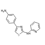 CAS#: 75876-68-5, N-[4-(4-Aminophenyl)-1,3-thiazol-2-yl]-2-pyridinamine