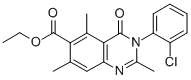 CAS#: 75913-03-0, Ethyl 3-(2-Chlorophenyl)-2,5,7-Trimethyl-4-Oxoquinazoline-6-Carboxylate