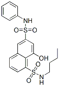 CAS 登录号:75935-43-2, N-丁基-8-羟基-N'-苯基萘-1,6-二磺酰胺
