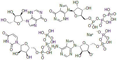 CAS#: 75953-34-3, Inosine 5'-(tetrahydrogen triphosphate), mixt. with adenosine 5'-(trihydrogen diphosphate) sodium salt, inosine and uridine 5'-(tetrahydrogen triphosphate)