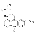 CAS#: 7606-29-3, 3-(2-Methoxy-5-oxido-10H-phenothiazin-10-yl)-N,N,2-trimethyl-1-propanamine