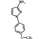 CAS 登录号：76091-01-5， 1-(4-甲氧基苯基)-1H-吡唑-3-胺