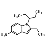 CAS#: 760917-49-5, 2-Ethyl-1-(3-pentanyl)-1H-indol-5-amine