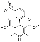 CAS#: 76093-33-9, (R)-(-)-1,4-Dihydro-2,6-Dimethyl-4-(3-Nitrophenyl)-3,5-Pyridinedicarboxylic Acid Monomethyl Ester