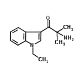 CAS 登录号：761338-34-5， 2-氨基-1-(1-乙基-1H-吲哚-3-基)-2-甲基-1-丙酮