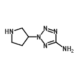 CAS#: 761376-44-7, 2-(3-Pyrrolidinyl)-2H-tetrazol-5-amine