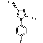 CAS#: 761426-56-6, 4-Ethynyl-1-(4-fluorophenyl)-2-methyl-1H-imidazole
