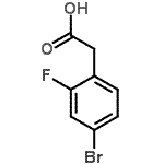 CAS#: 76149-14-9, (4-Bromo-2-fluorophenyl)acetic acid
