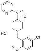 CAS#: 76167-81-2, N-[1-[(5-Chloro-2-Methoxyphenyl)Methyl]Piperidin-4-Yl]-N-Methylpyrimidin-2-Amine Dihydrochloride