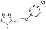 CAS#: 76167-89-0, 5-[2-(4-Chlorophenoxy)Ethyl]-2H-Tetrazole