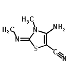 CAS#: 762191-83-3, (2E)-4-Amino-3-methyl-2-(methylimino)-2,3-dihydro-1,3-thiazole-5-carbonitrile