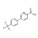CAS#: 762287-48-9, 5-[4-(trifluoromethyl)phenyl]pyridine-2-carboxylic acid