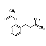 CAS#: 76240-34-1, 2-(3-Methyl-3-buten-1-yl)phenyl acetate