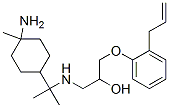 CAS#: 76267-50-0, 1-[2-(4-Amino-4-Methylcyclohexyl)Propan-2-Ylamino]-3-(2-Prop-2-Enylphenoxy)Propan-2-Ol