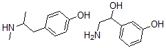 CAS#: 76270-07-0, alpha-(aminomethyl)-3-hydroxy-Benzenemethanol mixt. with 4-(2-(methylamino)propyl)phenol