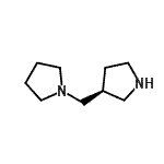 CAS#: 763065-29-8, 1-[(3S)-3-Pyrrolidinylmethyl]pyrrolidine