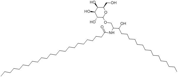 CAS#: 76334-09-3, 1-O-[beta-D-Galactopyranosyl]-n-Tetracosanoyl-DL-Dihydrosphingosine