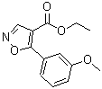 CAS 登录号：76344-81-5， 5-(3-甲氧基苯基)-1,2-恶唑-4-羧酸乙酯