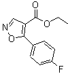 CAS#: 76344-88-2, Ethyl 5-(4-fluorophenyl)-1,2-oxazole-4-carboxylate