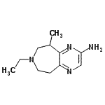 CAS#: 763880-10-0, 7-Ethyl-9-methyl-6,7,8,9-tetrahydro-5H-pyrazino[2,3-d]azepin-2-amine