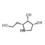 CAS#: 763893-19-2, (2R,3S,4R)-2-(2-Hydroxyethyl)-3,4-pyrrolidinediol