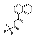 CAS 登录号：7639-68-1， 4,4,4-三氟-1-(1-萘基)-1,3-丁烷二酮