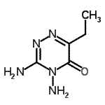 CAS#: 763908-37-8, 3,4-Diamino-6-ethyl-1,2,4-triazin-5(4H)-one