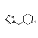 CAS#: 763919-35-3, (3R)-3-(1H-Imidazol-1-ylmethyl)piperidine