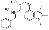 CAS#: 76410-34-9, 1-(Benzylamino)-3-(1,2,3-Trimethylindol-4-Yl)Oxypropan-2-Ol Hydrochloride