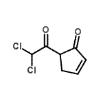 CAS 登录号：76430-32-5， 5-(二氯乙酰基)-2-环戊烯-1-酮