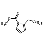 CAS#: 764655-36-9, Methyl 2-(2-propyn-1-yl)-1H-pyrrole-1-carboxylate