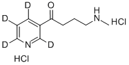 CAS#: 764661-23-6, 4-(Methylamino)-1-(3-Pyridyl-D4)-1-Butanone Dihydrochloride