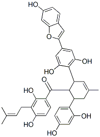 CAS#: 76472-89-4, [(1R,2S,5S)-5-[2,6-Dihydroxy-4-(6-Hydroxy-1-Benzofuran-2-Yl)Phenyl]-2-(2,4-Dihydroxyphenyl)-3-Methyl-1-Cyclohex-3-Enyl]-[2,4-Dihydroxy-3-(3-Methylbut-2-Enyl)Phenyl]Methanone
