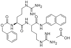 CAS#: 76474-52-7, Phenylmethyl N-[(2S)-5-(Diaminomethylideneamino)-1-[[(2S)-5-(Diaminomethylideneamino)-1-(Naphthalen-2-Ylamino)-1-Oxopentan-2-Yl]Amino]-1-Oxopentan-2-Yl]Carbamate
