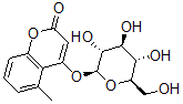 CAS 登录号：76474-54-9， 5-甲基-4-[(2S,3R,4S,5S,6R)-3,4,5-三羟基-6-(羟基甲基)四氢吡喃-2-基]氧基苯并吡喃-2-酮