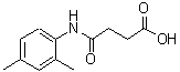 CAS 登录号：76475-63-3， 4-[(2,4-二甲基苯基)氨基]-4-氧代丁酸