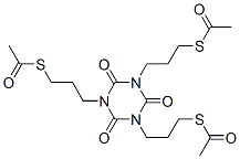 CAS#: 76486-41-4, S-[3-[3,5-Bis(3-Acetylsulfanylpropyl)-2,4,6-Trioxo-1,3,5-Triazinan-1-Yl]Propyl] Ethanethioate