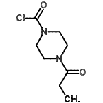 CAS#: 76535-76-7, 4-Propionyl-1-piperazinecarbonyl chloride