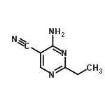 CAS#: 76574-45-3, 4-Amino-2-ethyl-5-pyrimidinecarbonitrile