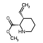 CAS 登录号：765883-60-1， 甲基(2S,3S)-3-乙烯基-2-哌啶羧酸酯