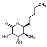 CAS#: 765941-85-3, (3S,4S,5S,6S)-3,4-Dihydroxy-5-methyl-6-pentyltetrahydro-2H-pyran-2-one