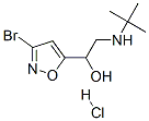 CAS#: 76596-58-2, 1-(3-Bromo-1,2-Oxazol-5-Yl)-2-(Tert-Butylamino)Ethanol Hydrochloride