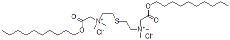 CAS#: 76597-98-3, (2-Decoxy-2-Oxoethyl)-[2-[2-[(2-Decoxy-2-Oxoethyl)-Dimethylazaniumyl]Ethylsulfanyl]Ethyl]-Dimethylazanium Dichloride