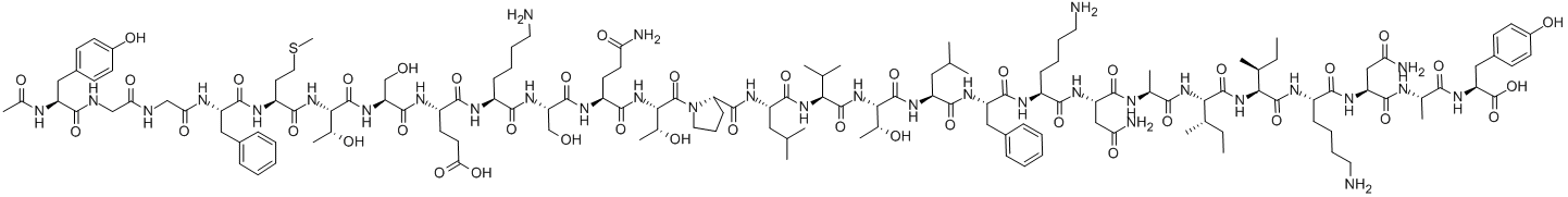 CAS#: 76622-86-1, N-Ac-beta-Endorphin Fragment 1-27, Human